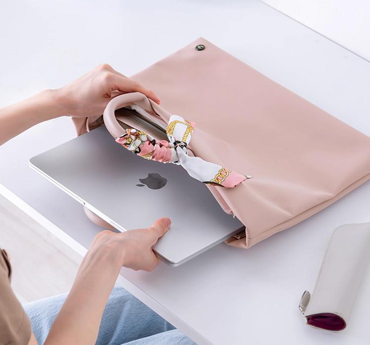 日本Sanwa女裝絲帶輕便纖薄手提電腦袋