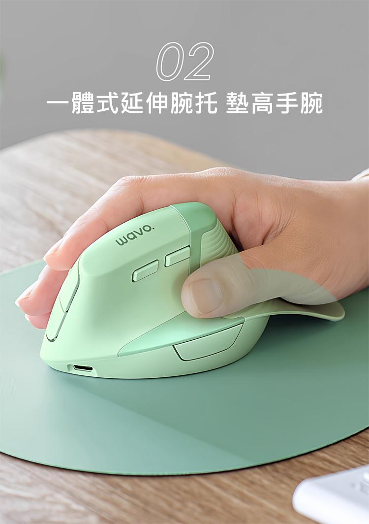 一體式延伸腕托 墊高手腕