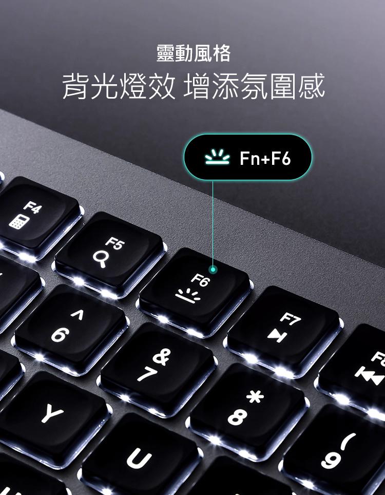 靈動風格 背光燈效 增添氛圍感