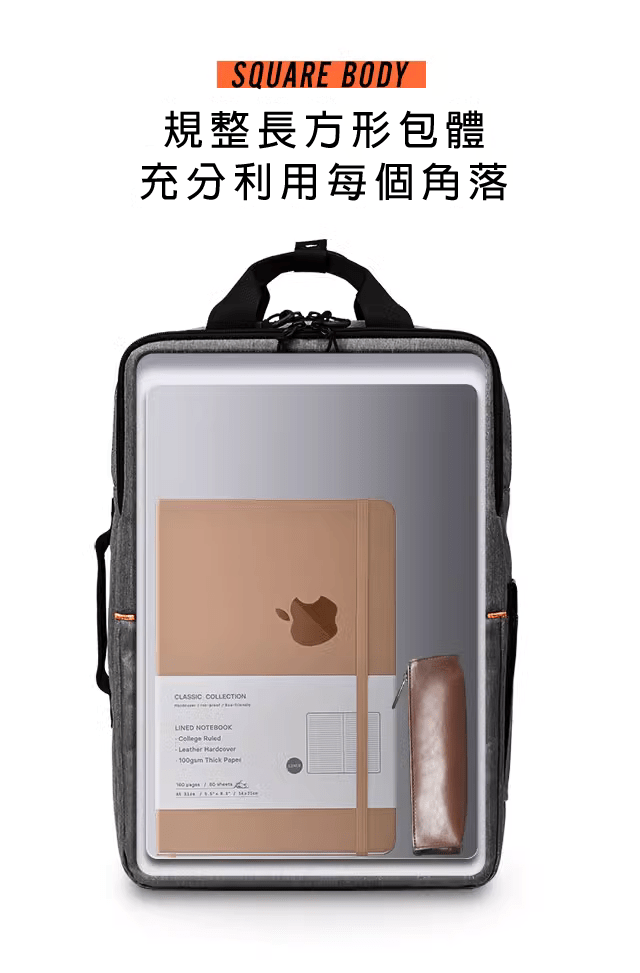 規整長方形包體 充分利用每個角落